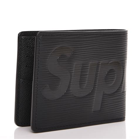 louis vuitton supreme wallet black|supreme Louis Vuitton wallet review.